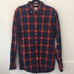 J.Crew classic plaid button down